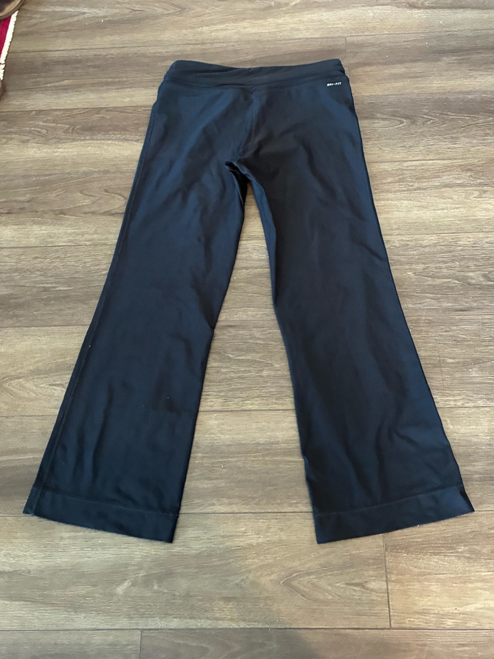 Nike Dri-FIT Black Bootcut Yoga Pants Hidden Pocket. Size Women's Large - Picture 3 of 12